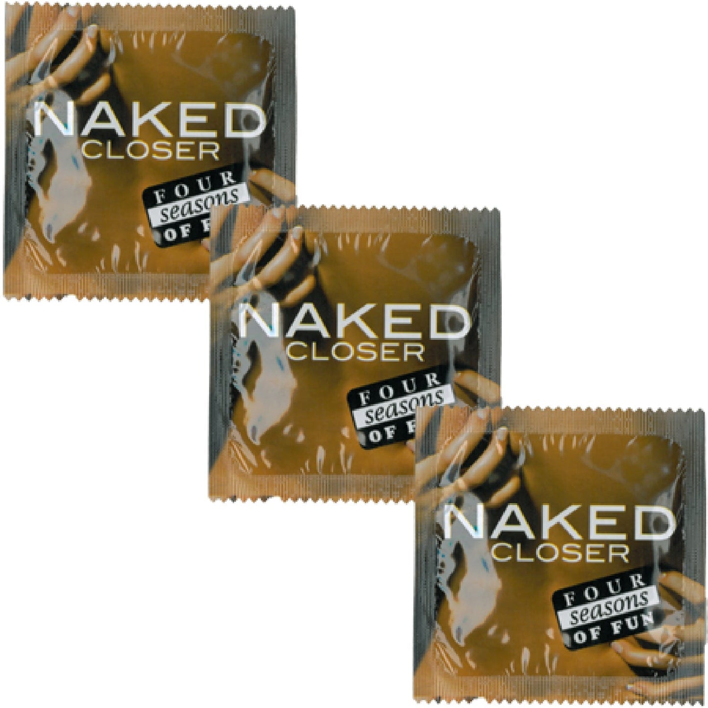 Four Seasons Naked Closer Fit – 49mm Width Condom 144pc Bulk Pack