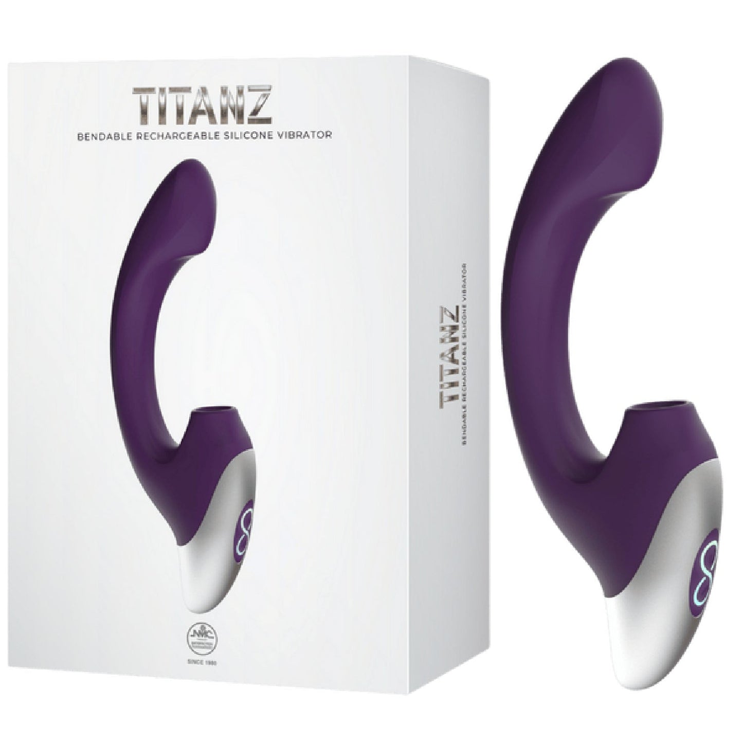 Thumping Rechargeable Silicone Vibrator – 13cm Insertable Length Bendable Shaft Vibrator