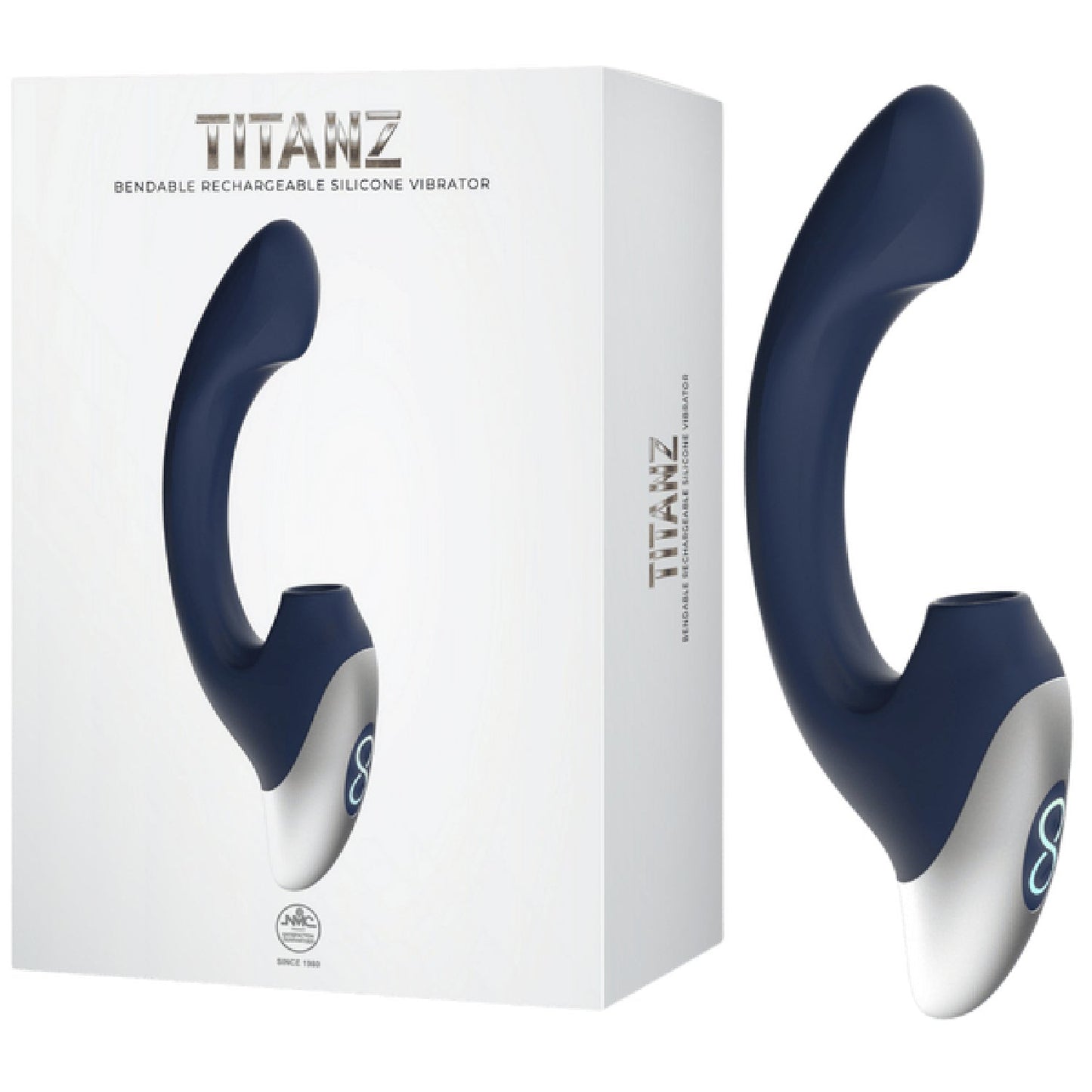 Thumping Rechargeable Silicone Vibrator – 13cm Insertable Length Bendable Shaft Vibrator