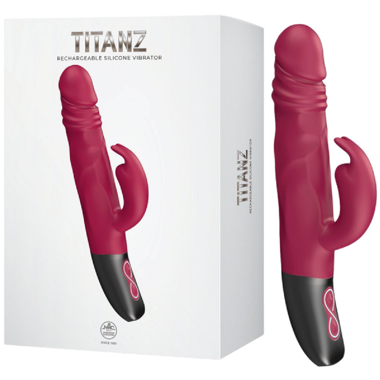 Rotating Rabbit Rechargeable Silicone Vibrator – 13cm Insertable Length Rabbit Vibrator