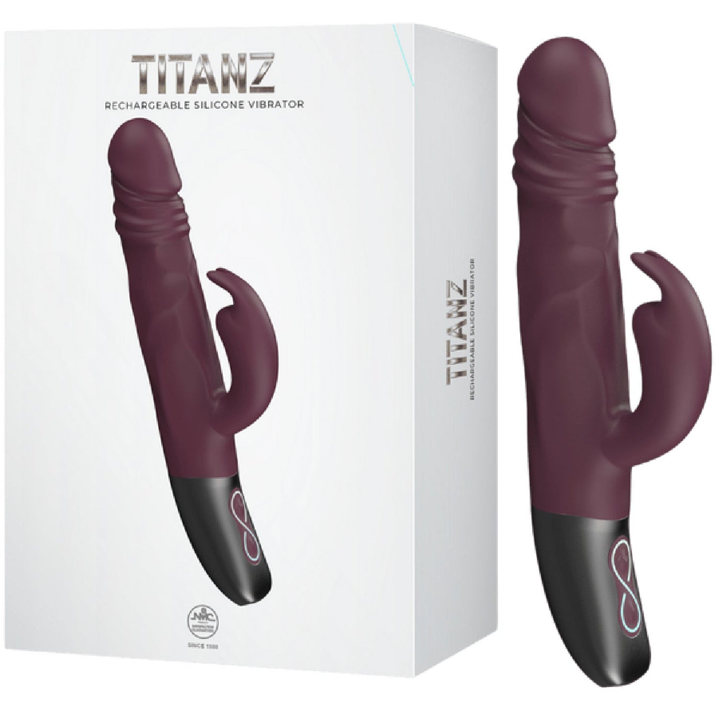 Rotating Rabbit Rechargeable Silicone Vibrator – 13cm Insertable Length Rabbit Vibrator