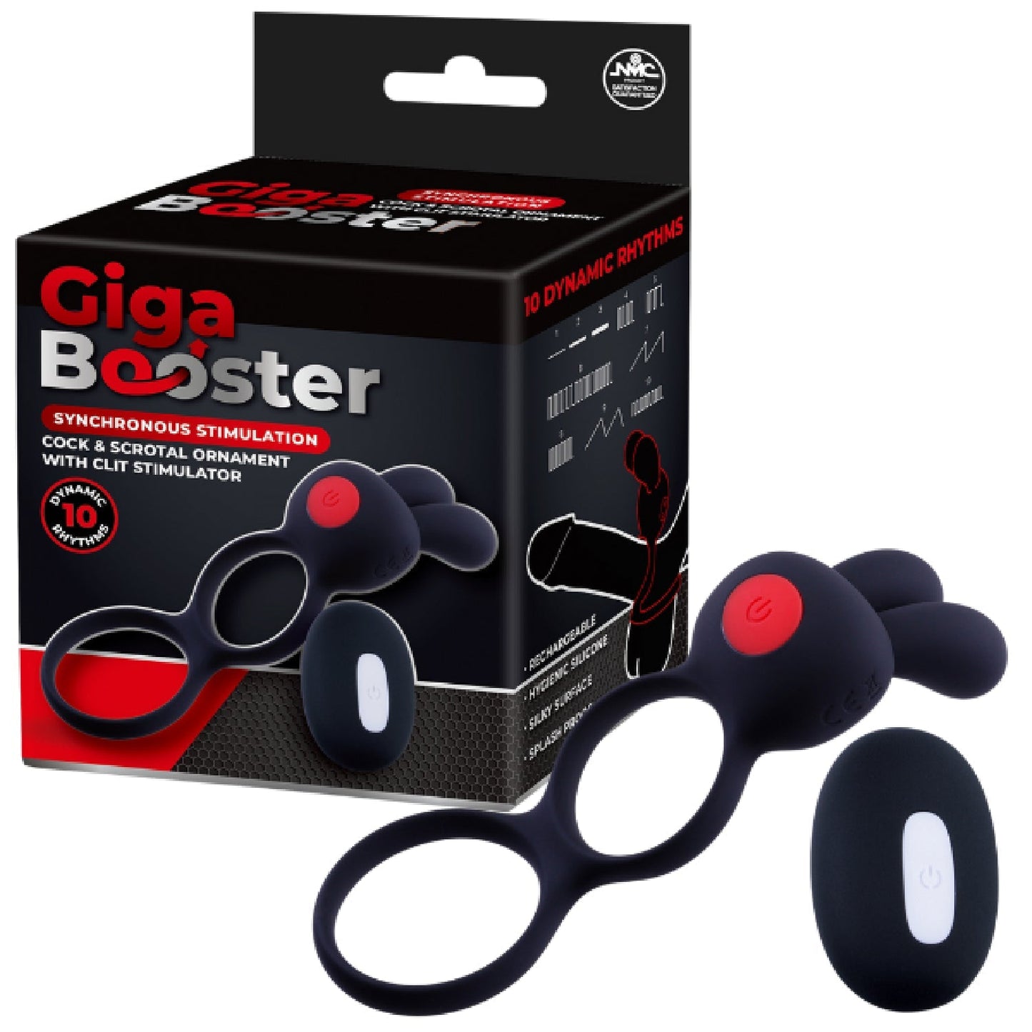 Cock & Scrotal Ring with Clit Stimulator – Adult Accessory