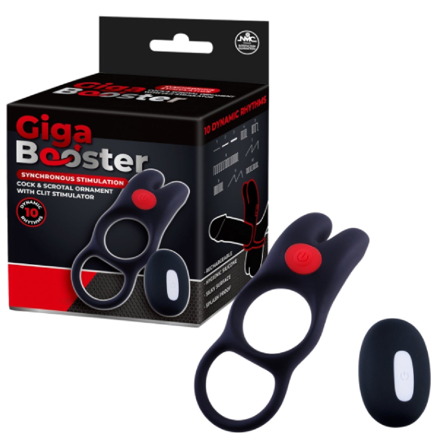 Cock & Scrotal Ring with Clit Stimulator – Erotic Accessory
