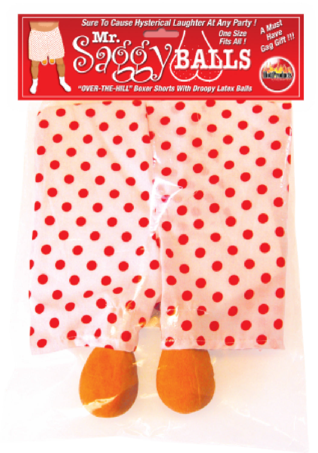 Mr Saggy Balls – Novelty Boxer Briefs with Silicone Texture Balls