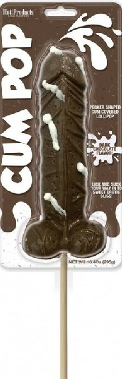 Cum Pops Dark Chocolate – Pecker Shaped Chocolate Lollipop