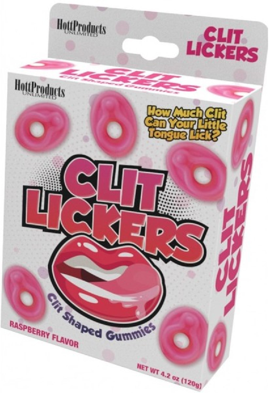 Clit Lickers Strawberry Flavored Clit Shaped Gummies – Party Candy Favor Gummies