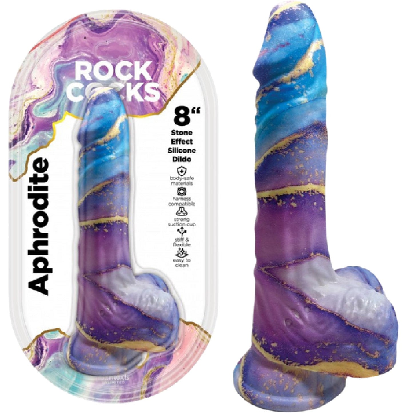 Aphrodite – 8 Inch Textured Dildo