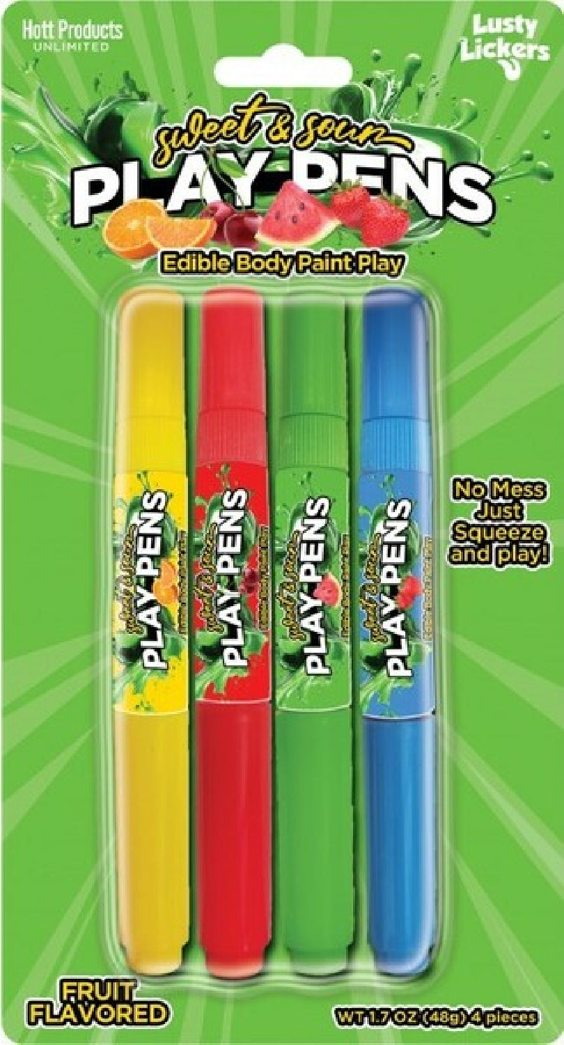 Sweet and Sour Play Pens – Edible Fruit Flavored Body Pens