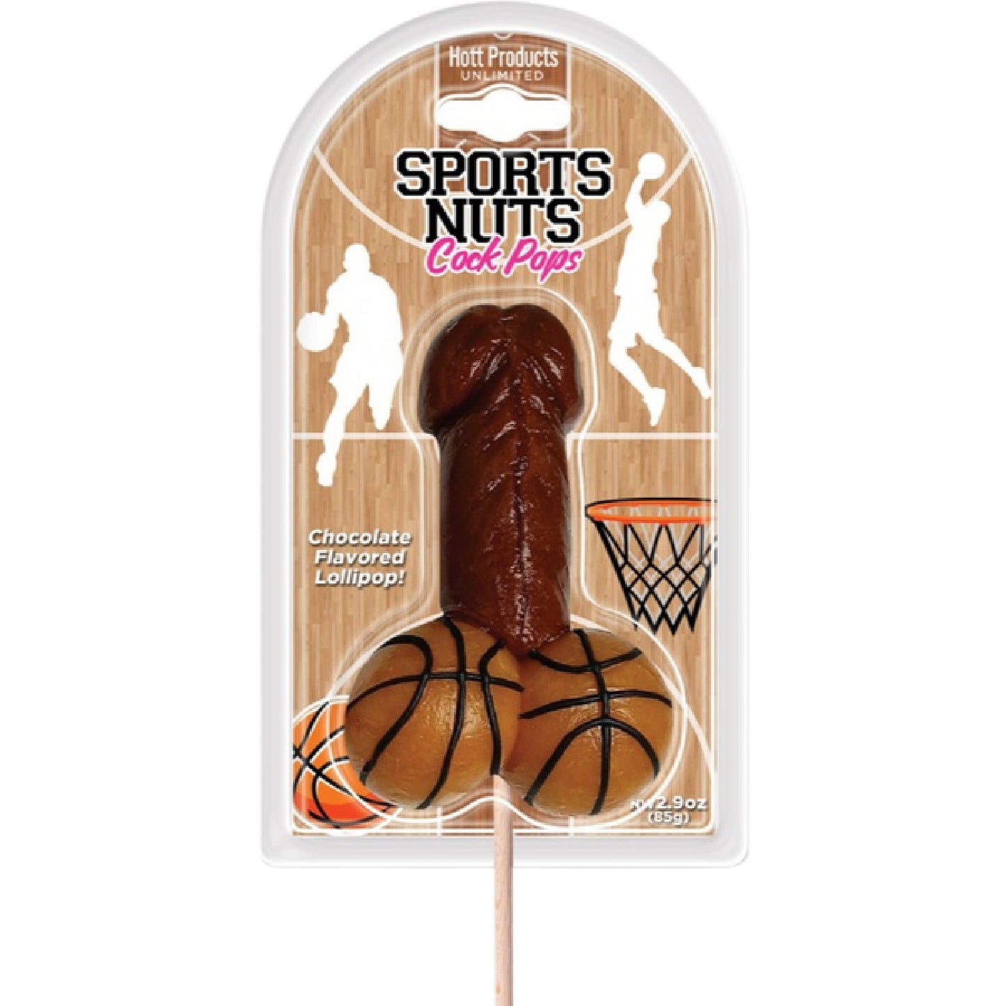 Sports Nuts Cock Pop – Novelty Edible Chocolate Lollipop Adult Toy