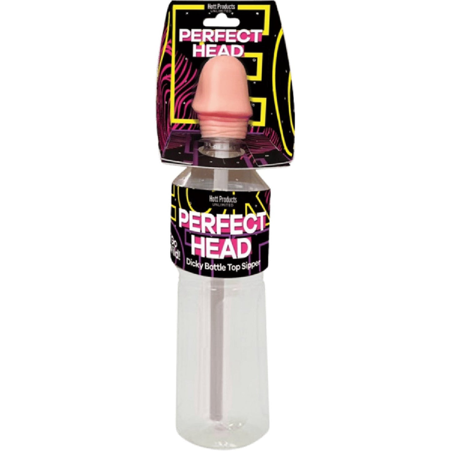 Perfect Head – Sipper Bottle Top Accessory 16oz Novelty Party Item
