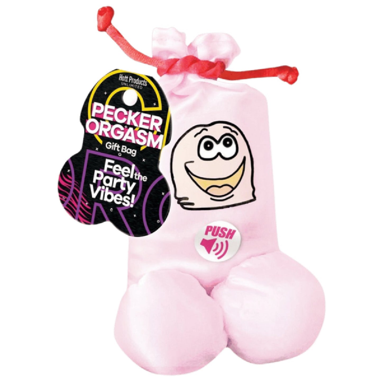 Pecker Orgasm Talking Bag – Audible Party Gift Bag
