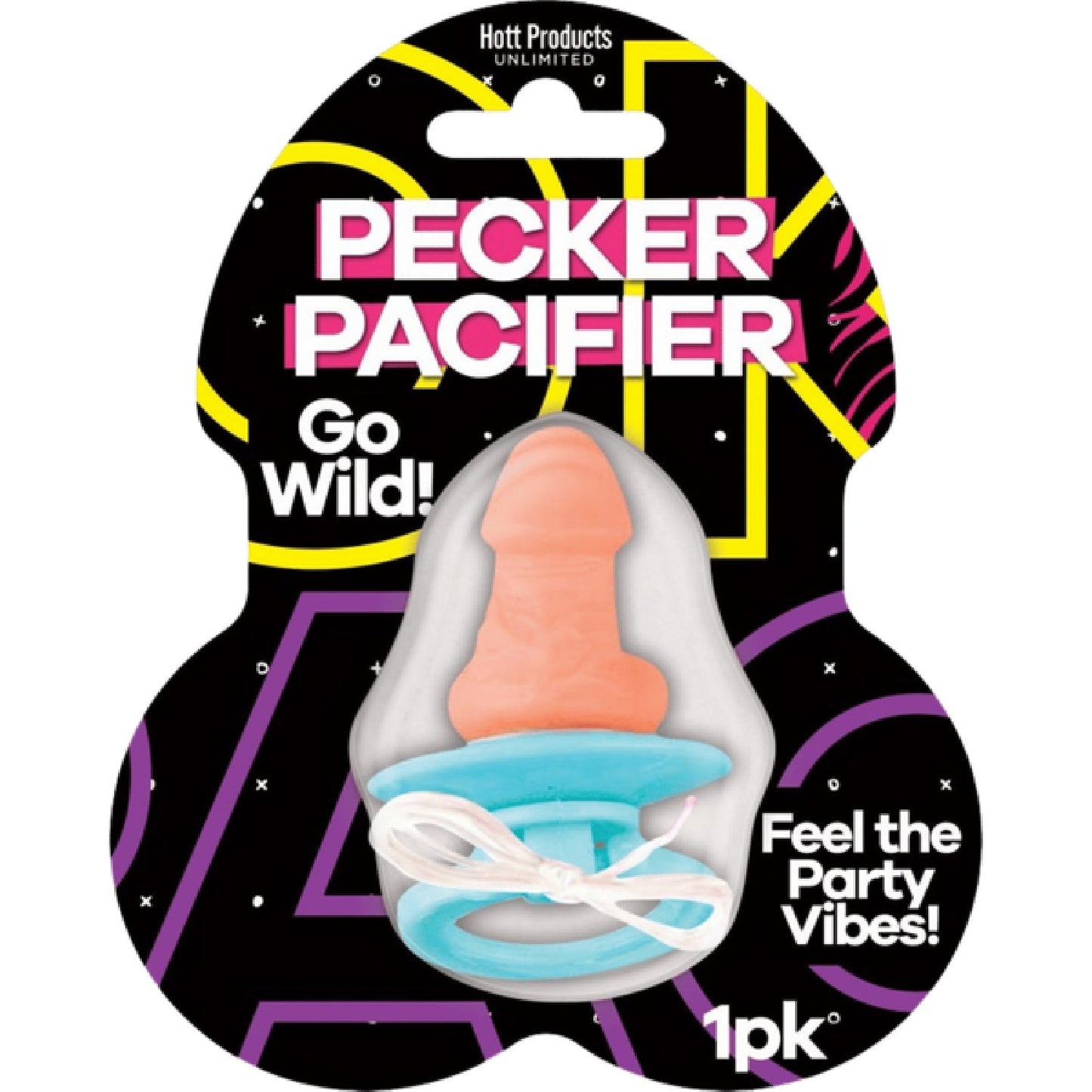 Pecker Pacifier – Elastic Wristband Novelty Pacifier