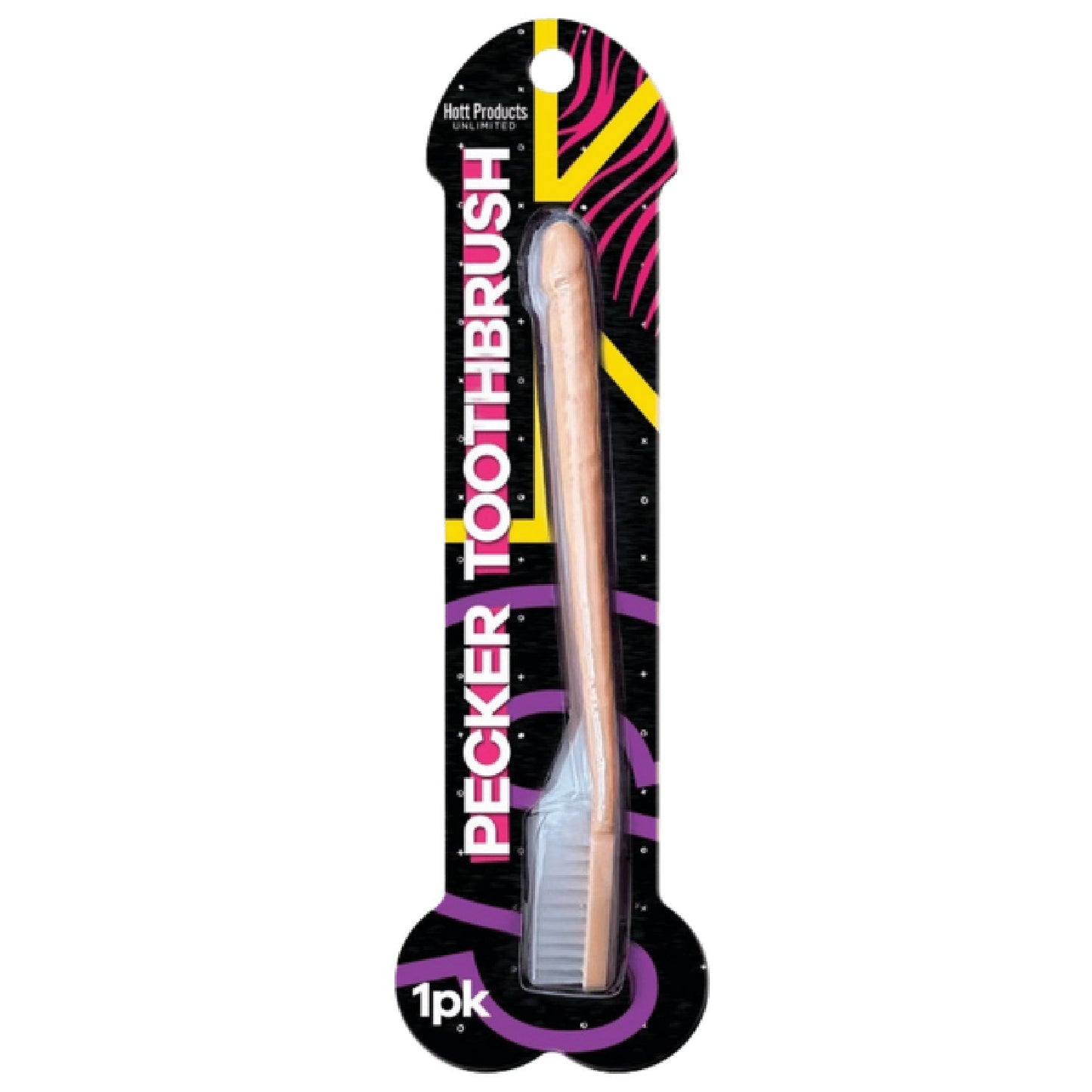 The Pecker Toothbrush – Medium Bristles Ergonomic Oral Care Toothbrush