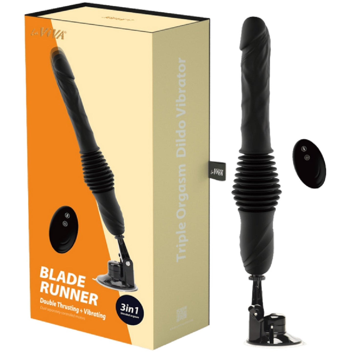 LaViva Blade Runner – Double Thrusting and Vibrating Premium Vibrator