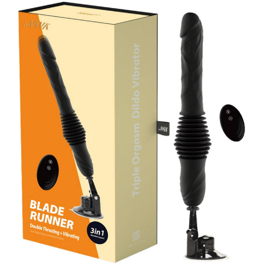 LaViva Blade Runner – Double Thrusting and Vibrating Premium Vibrator