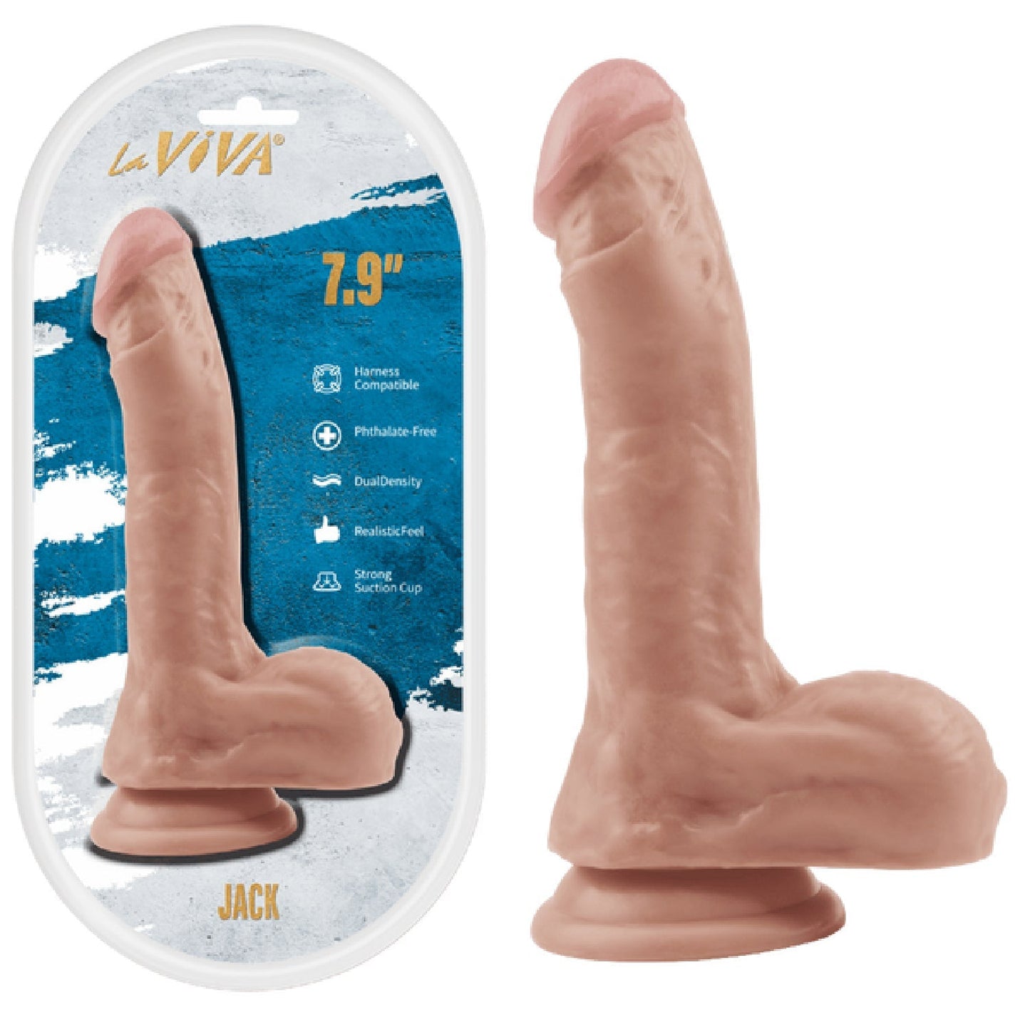 Jack 7.9 Inch Dildo – Realistic Pleasure Toy