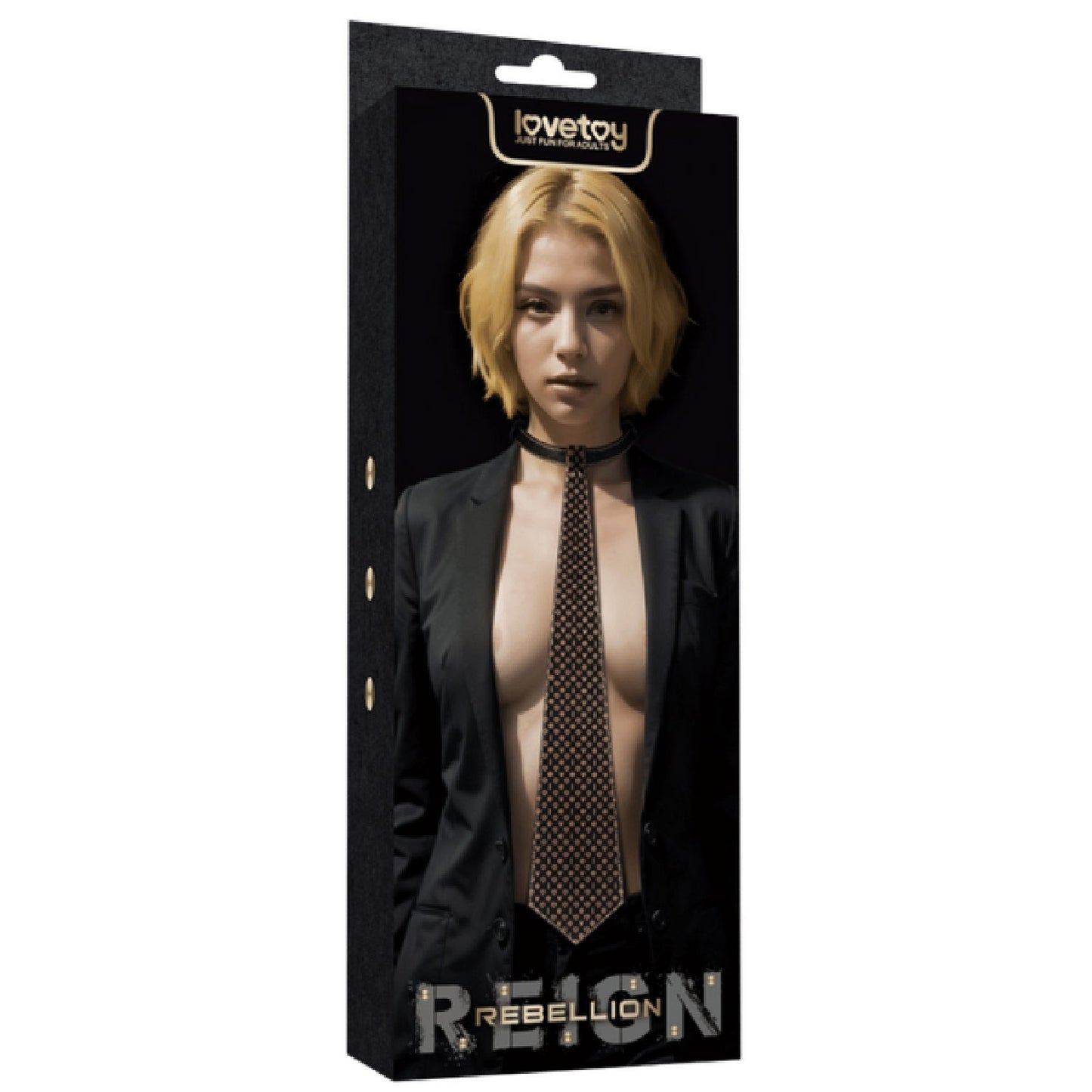 Rebellion Reign Tie Collar – Durable PU Material Accessory