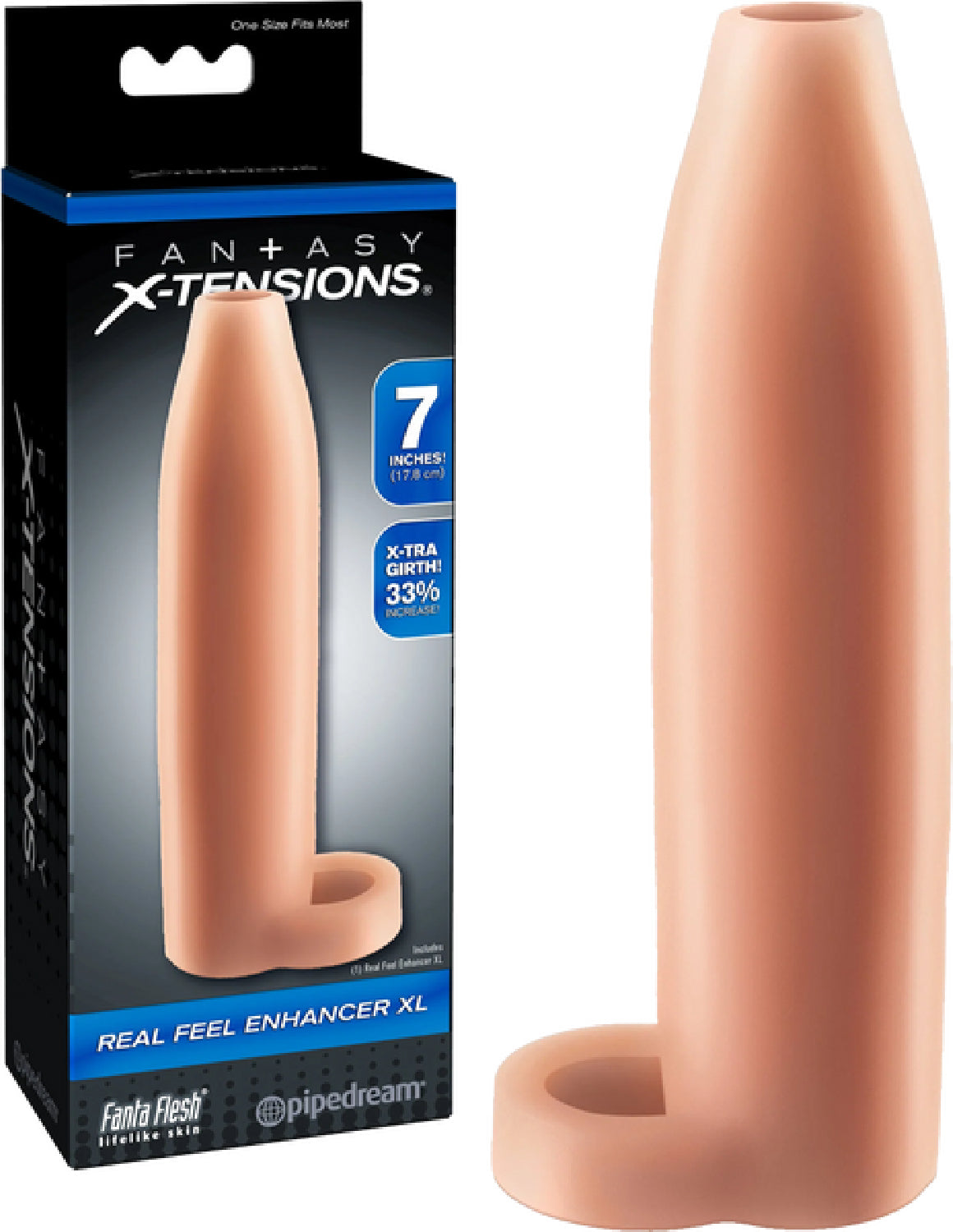 Fantasy X-tensions Real Feel Enhancer XL – 7 Inch Erection Enhancer