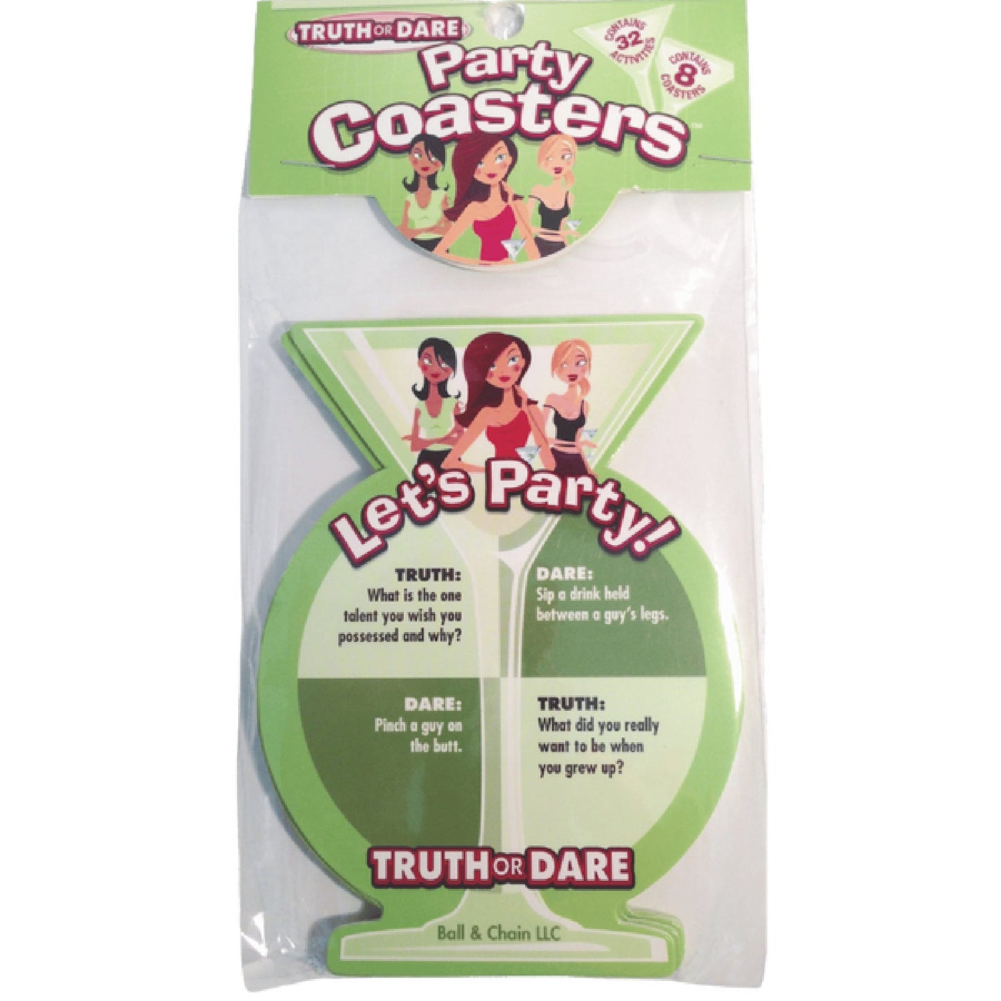Truth or Dare Party Coasters – Party Game Accessories