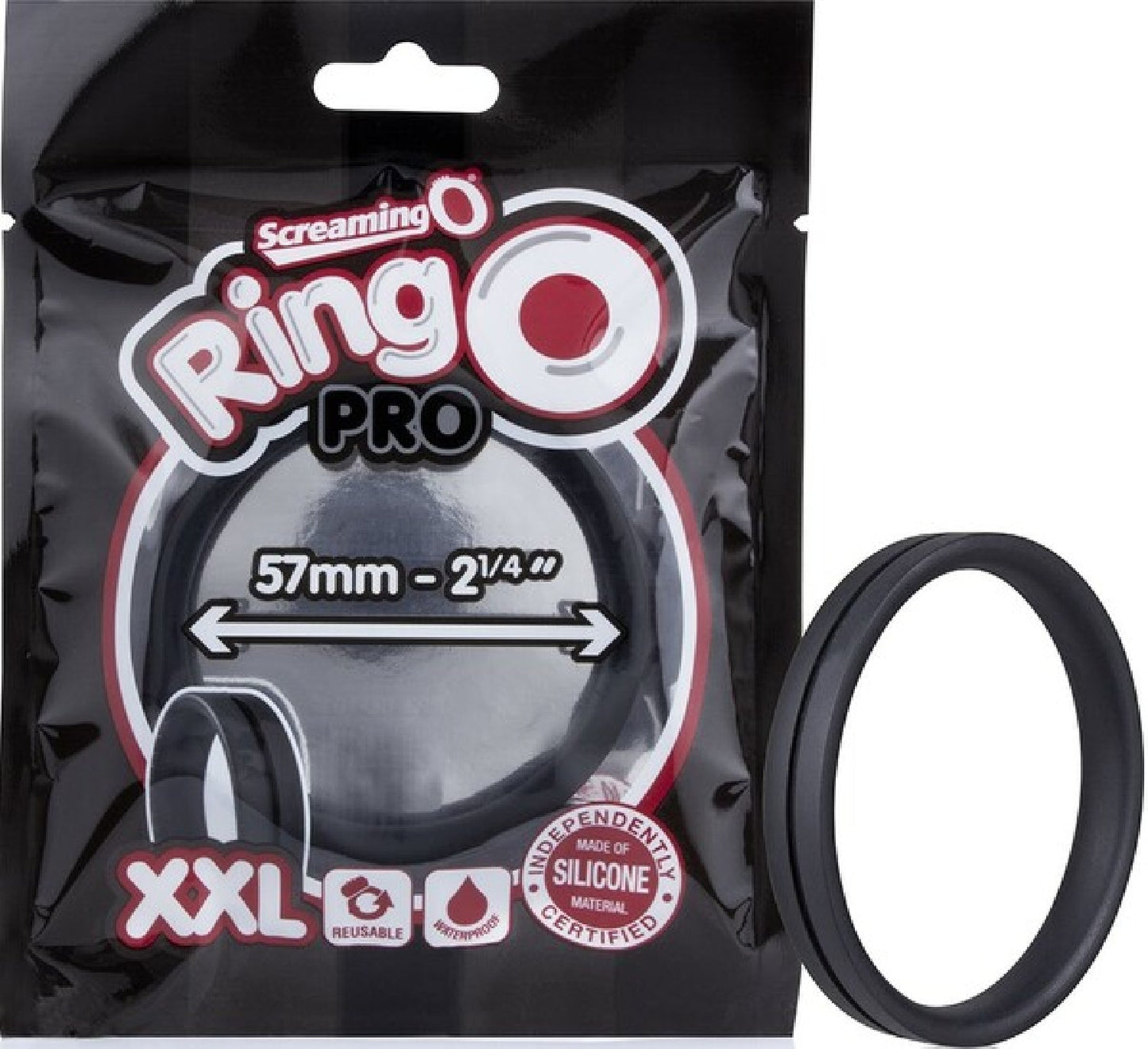 RingO Pro XXL – Stretchy 2.25 Inch Diameter Silicone Erection Enhancer Ring