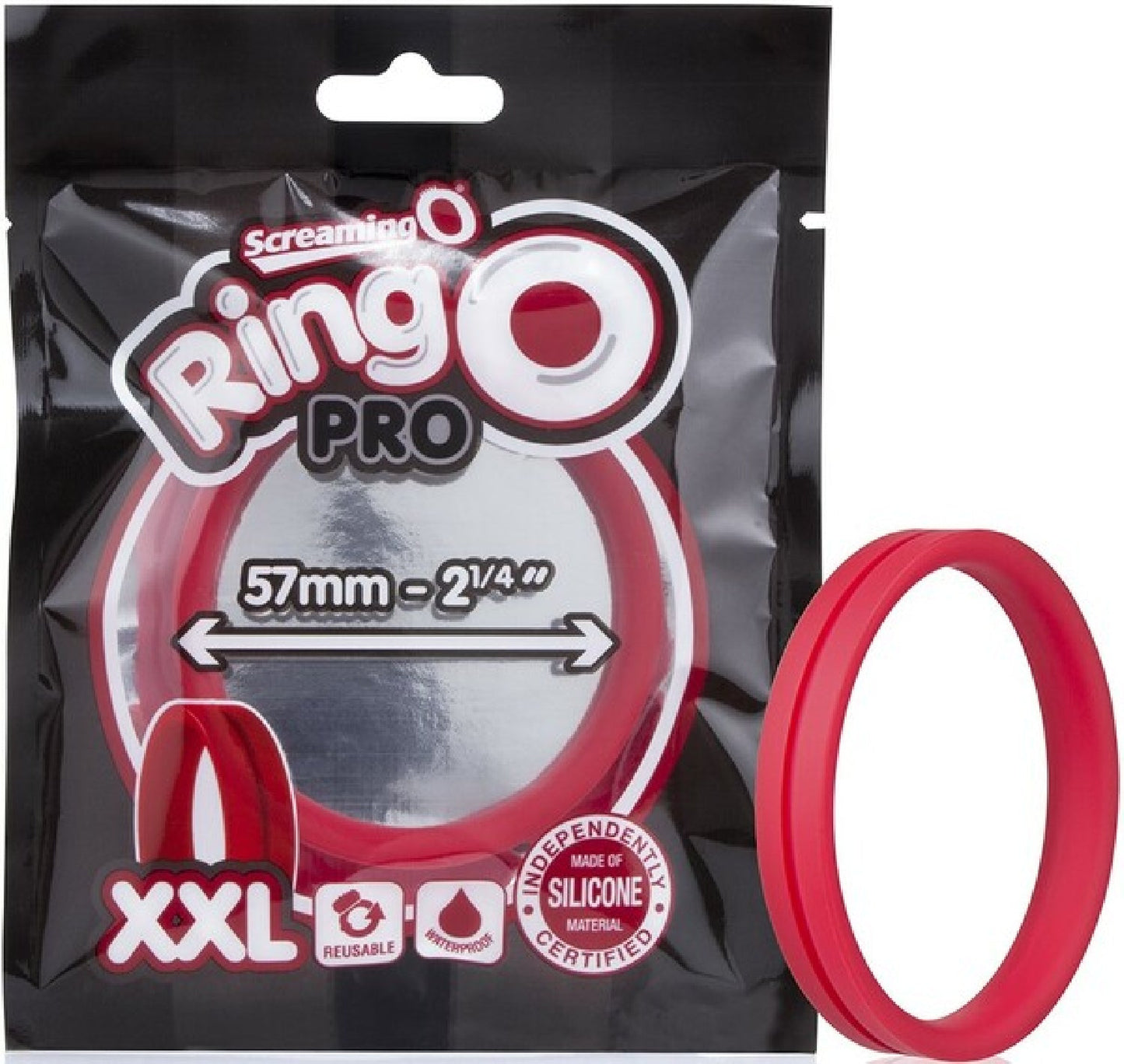 RingO Pro XXL – Stretchy 2.25 Inch Diameter Silicone Erection Enhancer Ring