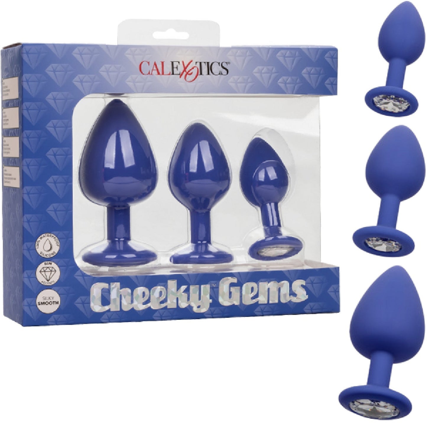 Cheeky Gems – Anal Training Kit with Three Graduated Anal Plugs