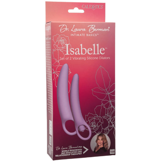 Isabelle Set of 2 Vibrating Silicone Dilators – Ergonomic Vaginal Dilators