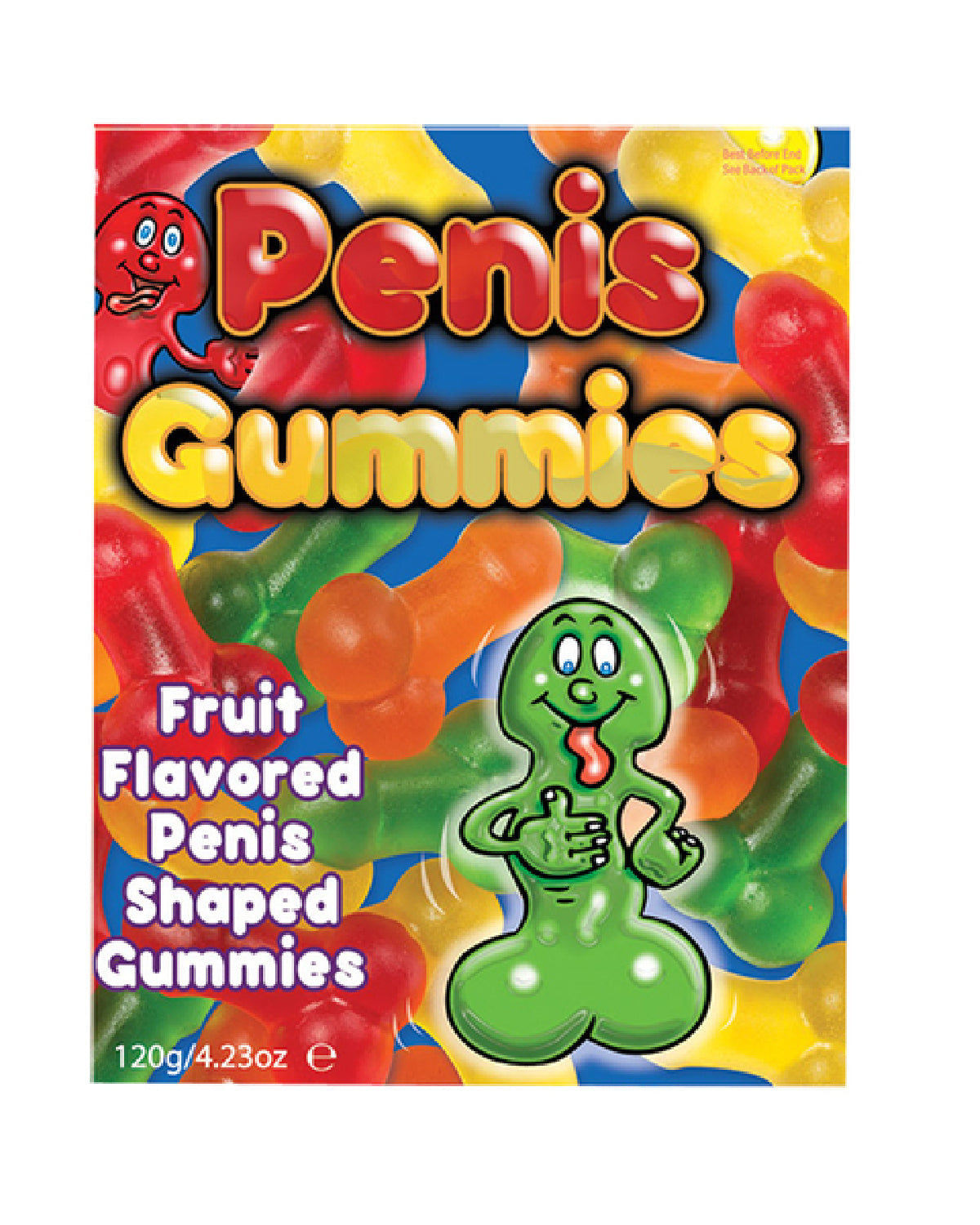 Penis Shaped Gummies – Assorted Flavors Edible Candy Gummies