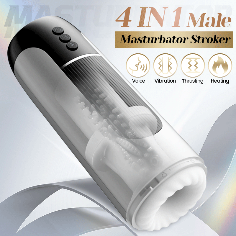 Saith - Wearable Thrusting Heating Masturbator Masturbation Cup