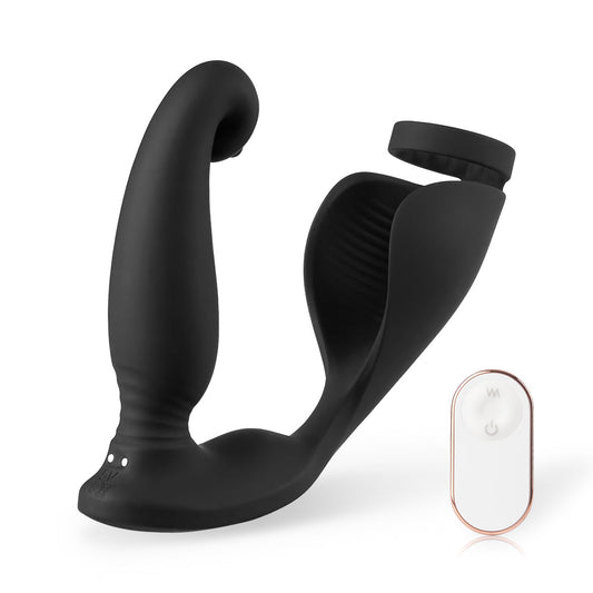 S-HANDE Versatile Remote Control Prostate Massager Black Anal Toys