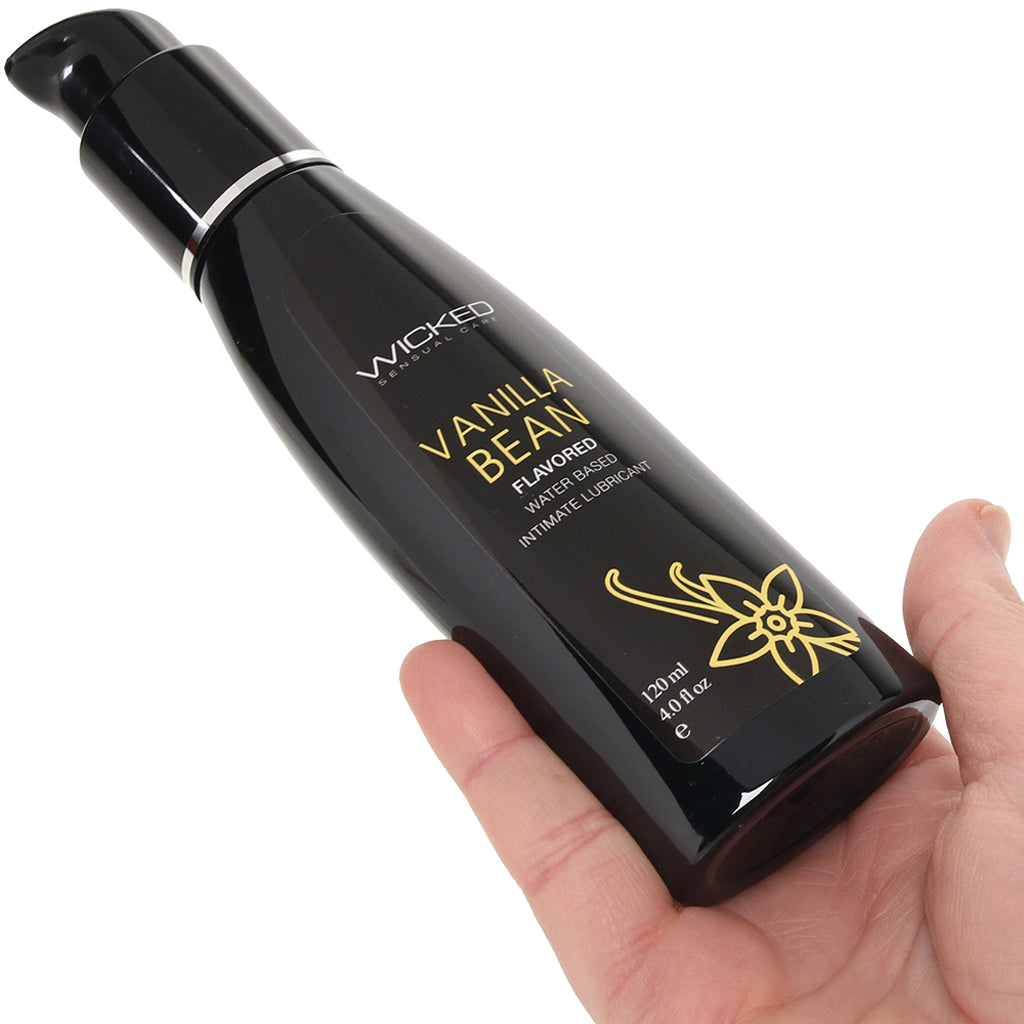 Aqua Flavored Lube 4oz/120ml in Vanilla Bean Lubes and Lotions > Flavored Sex Lubes