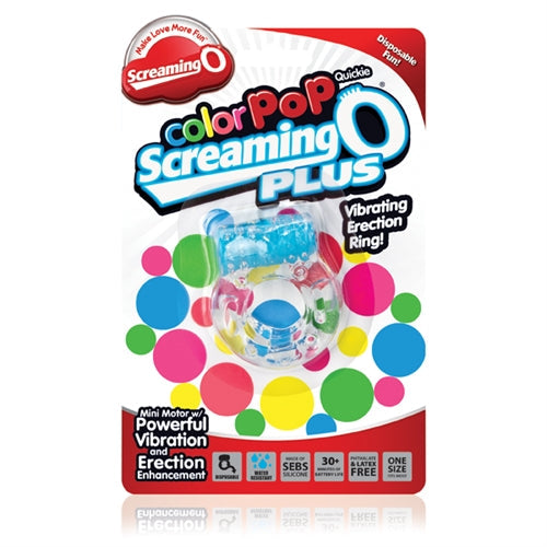 Screaming O Colour Pop Quickie Plus – Vibrating Erection Ring
