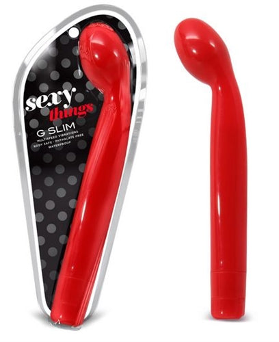 Sexy Things G Slim Red G Spot Stimulator 7 Inches