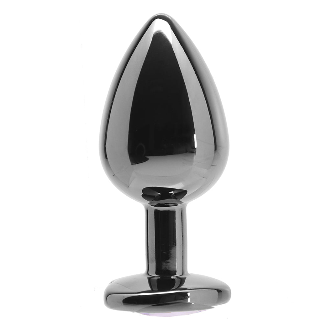 Ouch! Purple Heart Gem Plug in Small Anal Sex Toys > Butt Plugs