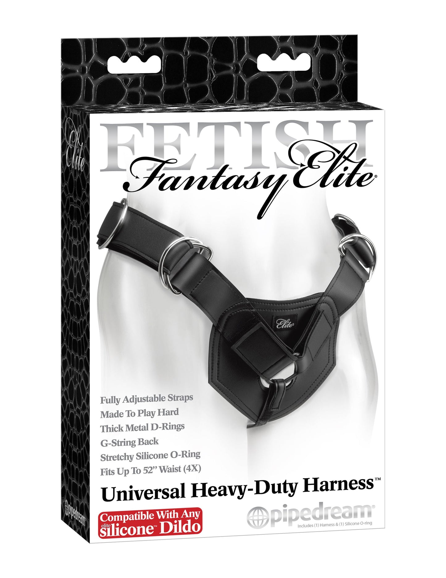 Fetish Fantasy Elite Universal Heavy Duty Black Harness – Durable Harness