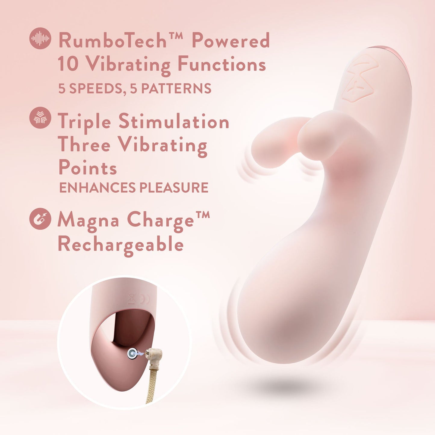 Blush Elora – Triple Stimulation Vibrator