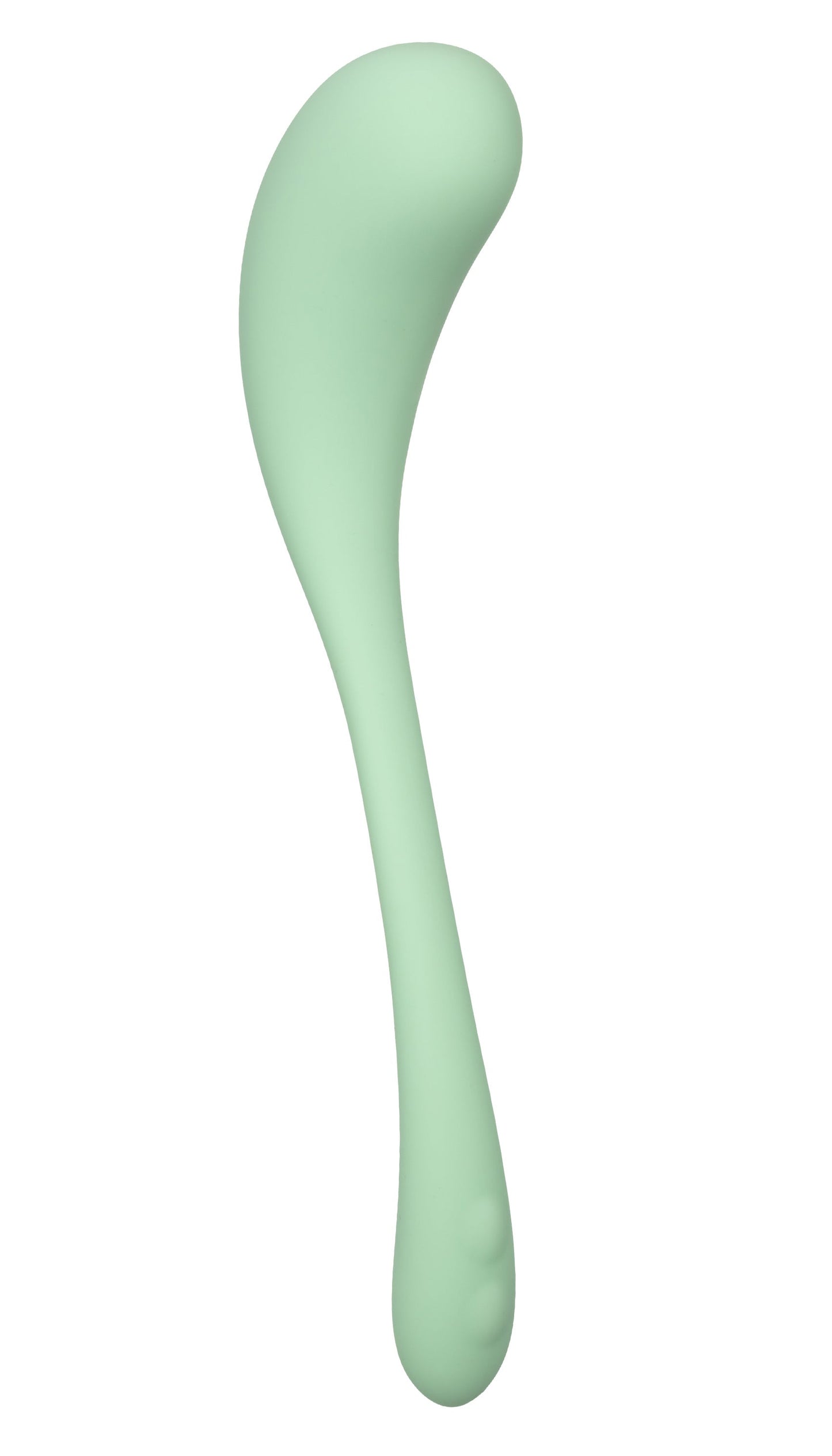 Elle Liquid Silicone Wand Vibrator in Mint Green with 10 Vibration Functions and Rechargeable