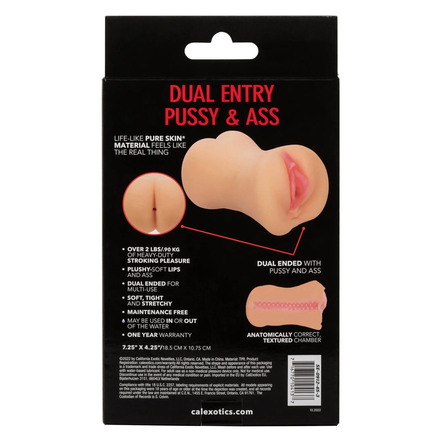 Stroke It Dual Entry Pussy and Ass – Double-Ended Stroker Sleeve