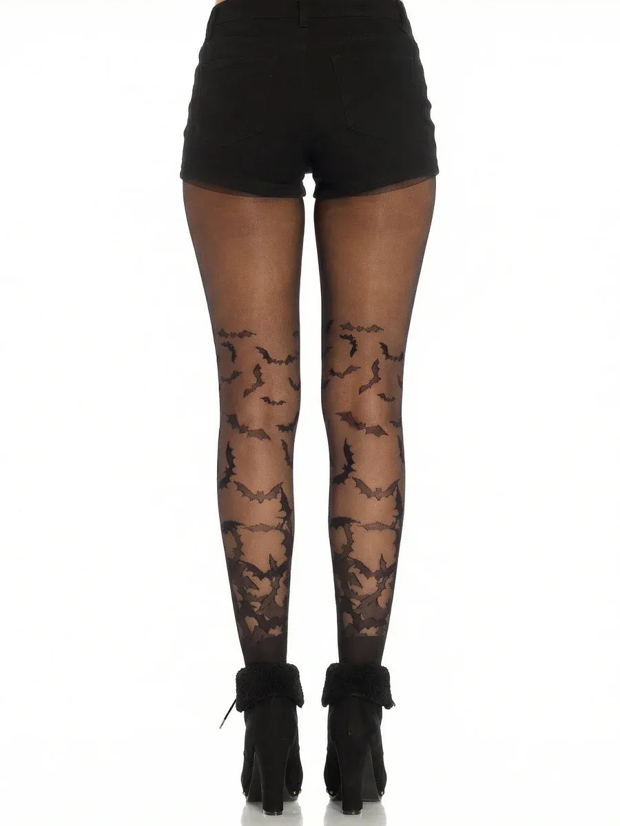 Leg Avenue Bat Wing Sheer Tights – Breathable Micro Net Tights