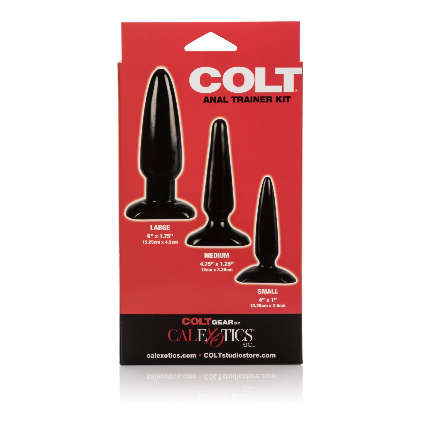 Colt Anal Trainer Kit – Three Graduated Size Butt Plugs