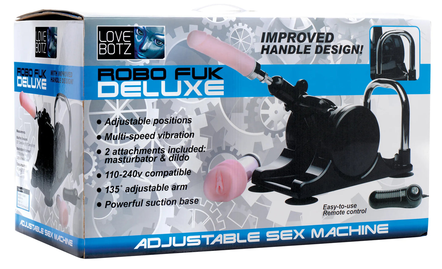 Lovebotz Robo Fuk Deluxe – Adjustable Speed Thrusting Sex Machine