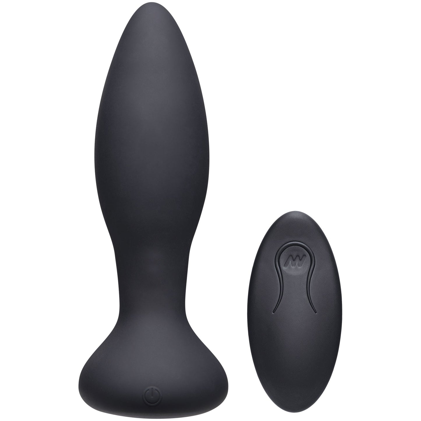 Vibe - Experienced - Rechargeable Silicone Anal Plug With Remote (Black)