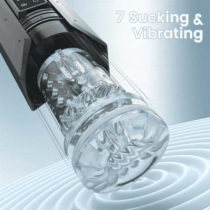 King -Powerful Suction 360° Deep Tight Wrapping Easy to Clean Masturbator Masturbation Cup