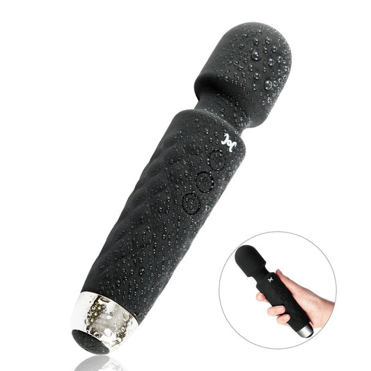 AcmeJoy 8 Speeds 20 Frequencies Vibrating AV Clitoral G-Spot Massager Vibrators