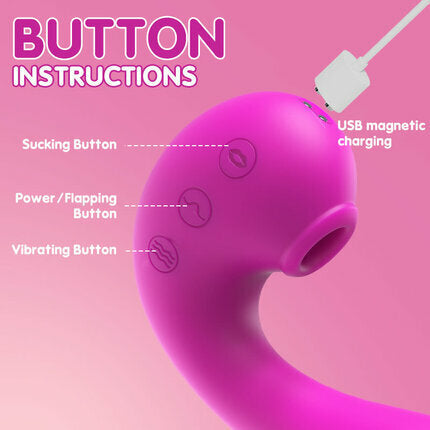 Nimue - TRIPLE AROUSAL Clitoral Sucking 5 Licking 10 Vibrating Vibrator Vibrators