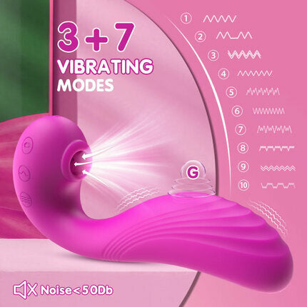Nimue - TRIPLE AROUSAL Clitoral Sucking 5 Licking 10 Vibrating Vibrator Vibrators