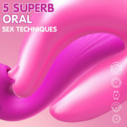 Nimue - TRIPLE AROUSAL Clitoral Sucking 5 Licking 10 Vibrating Vibrator Vibrators