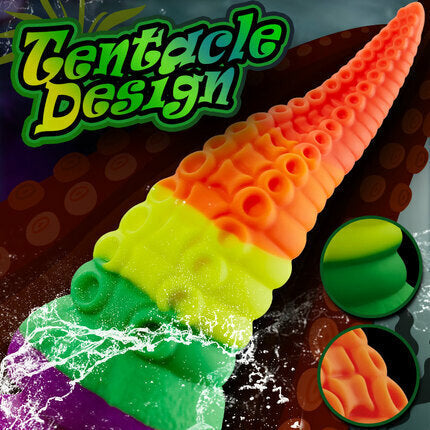 Orlagh 8.66 Inch Rainbow Dildo with Suction Cup Dildos