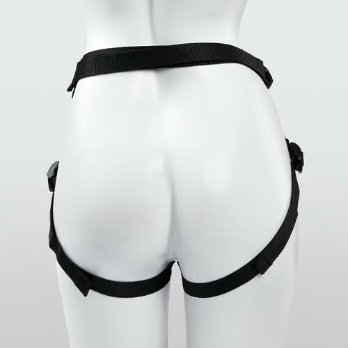 Acmejoy - Adjustable Strap-On Harness with Two Different Sizes O-rings Lube & Essential