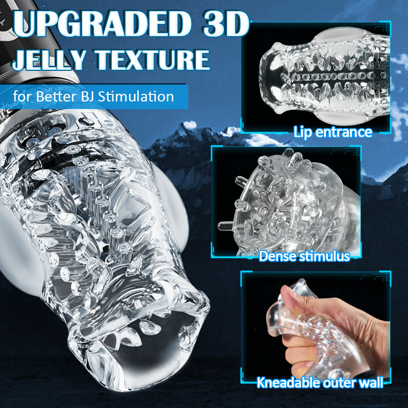 Amber - Telescopic Rotation Male Stroker Masturbation Cup